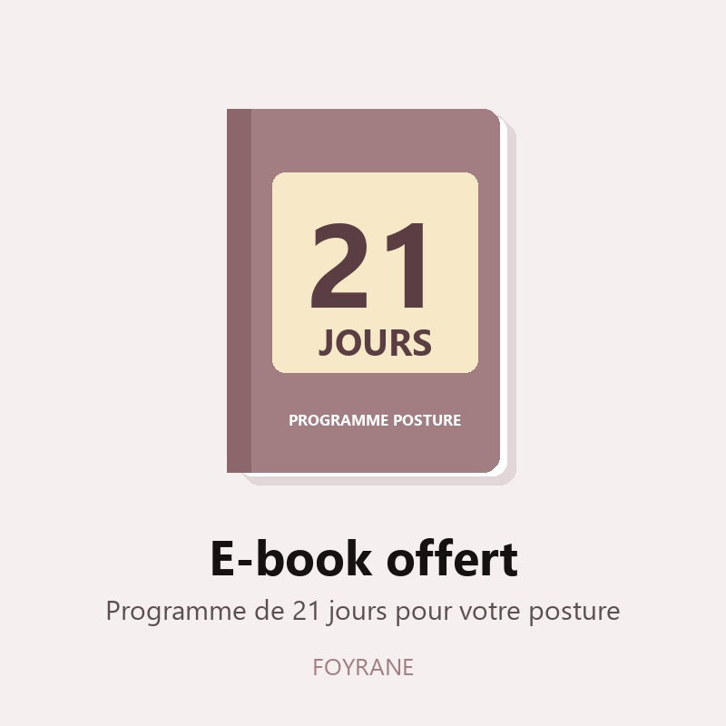 E-book offert : programme posture 21 jours